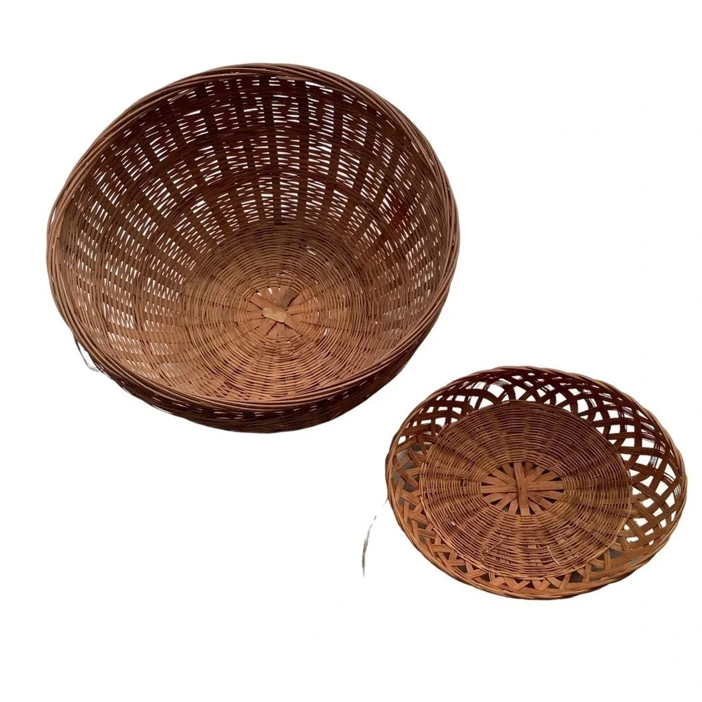 Vintage Bohemian Basket Planter